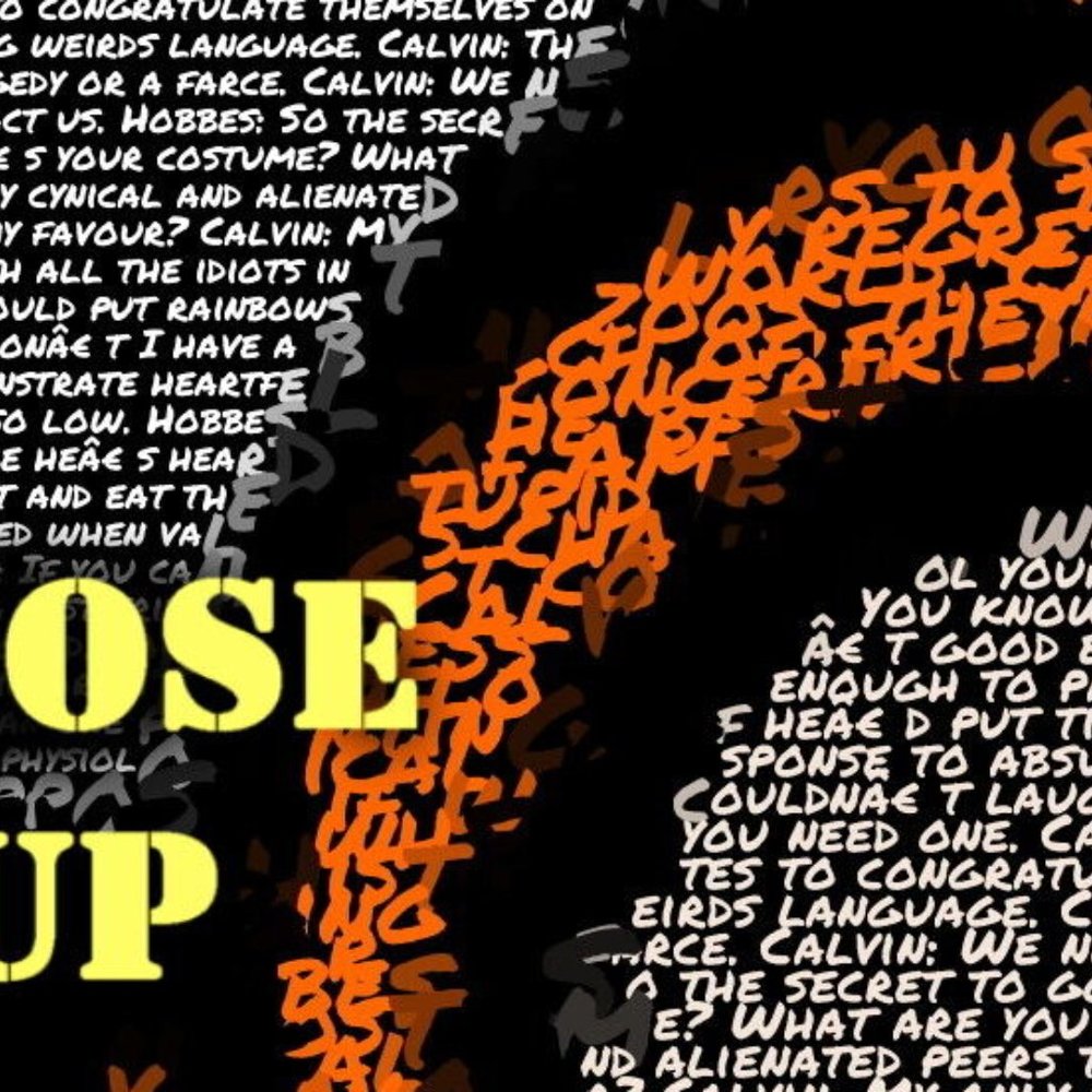 Calvin And Hobbes Quotes Mosaic AMAZING Framed 8.5X11 Limited Edition Art w/COA - Picture 2 of 3